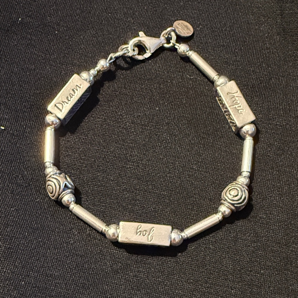 Silver Inspirational Bracelet